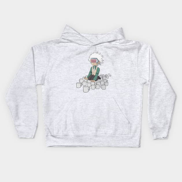 Coffee Mug Carpet Ride Kids Hoodie by Limethyst